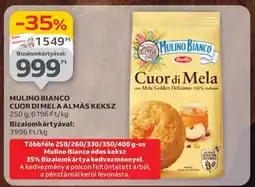 Auchan MULINO BIANCO CUOR DI MELA ALMÁS KEKSZ ajánlat