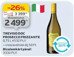Auchan TREVISO DOC PROSECCO FRIZZANTE ajánlat