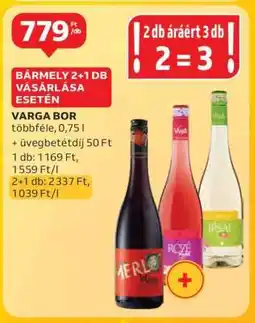 Auchan Varga bor ajánlat