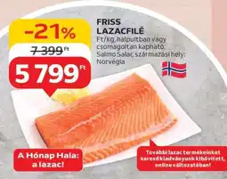 Auchan Friss lazacfilé ajánlat