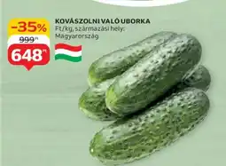 Auchan Kovászolni való uborka ajánlat
