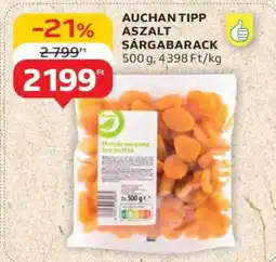 Auchan Auchan Tipp Aszalt Sárgabarack ajánlat