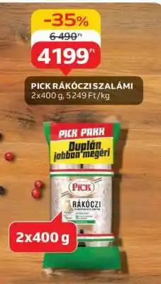 Auchan PICK Rákóczi szalámi ajánlat