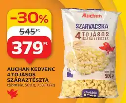 Auchan AUCHAN KEDVENC 4 TOJÁSOS SZÁRAZTÉSZTA ajánlat