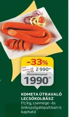 Auchan Kometa Útravaló Lecsókolbász ajánlat