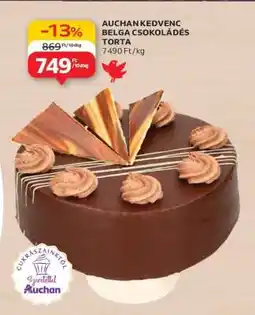 Auchan Auchan Kedvenc Belga Csokoládés Torta ajánlat