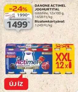 Auchan Danone Actimel joghurtital ajánlat