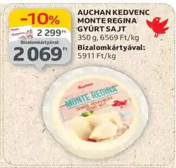 Auchan AUCHAN KEDVENC MONTE REGINA GYÚRT SAJT ajánlat