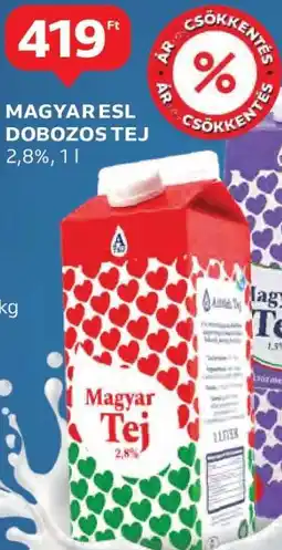 Auchan MAGYAR ESL DOBOZOS TEJ ajánlat
