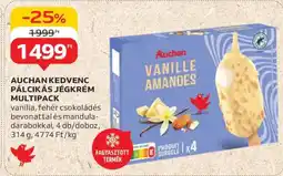 Auchan Auchan Kedvenc Pálcikás Jégkrém Multipack ajánlat