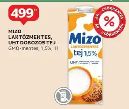 Auchan Mizo Laktózmentes UHT Dobozos Tej ajánlat