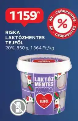Auchan Riska Laktózmentes Tejföl ajánlat