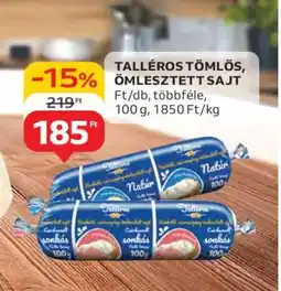 Auchan Talléros tömlős ömlesztett sajt ajánlat