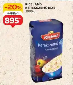 Auchan RICELAND KEREKSZEMŰ RIZS ajánlat