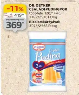 Auchan Dr. Oetker Családi Pudingpor ajánlat