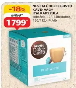 Auchan NESCAFÉ Dolce Gusto Kávé- vagy Italkapszula ajánlat