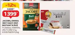 Auchan JACOBS, OMNIA 3IN1 VAGY 2IN1 INSTANT KÁVÉ ajánlat