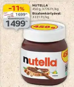Auchan Nutella ajánlat