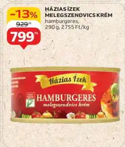 Auchan HÁZIAS ÍZEK MELEGSZENDVICS KRÉM ajánlat