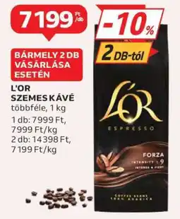 Auchan L'OR Szemes Kávé ajánlat
