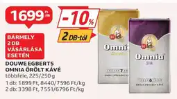 Auchan Douwe Egberts Omnia Őrölt Kávé ajánlat