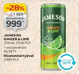 Auchan JAMESON GINGER & LIME ajánlat