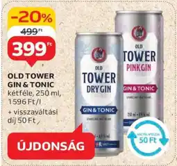 Auchan OLD TOWER GIN & TONIC ajánlat