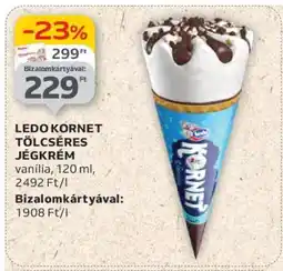 Auchan LEDO KORNET TÖLCSÉRES JÉGKRÉM ajánlat