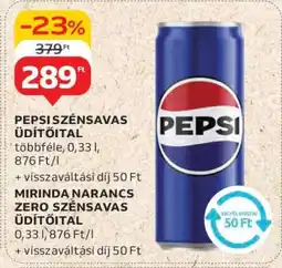 Auchan Pepsi szénsavas üdítőital ajánlat