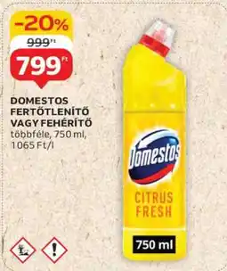 Auchan Domestos Fertőtlenítő vagy Fehérítő ajánlat