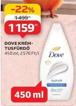 Auchan Dove Krém-Tusfürdő ajánlat