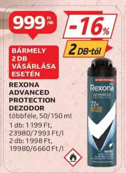 Auchan REXONA ADVANCED PROTECTION DEZODOR ajánlat