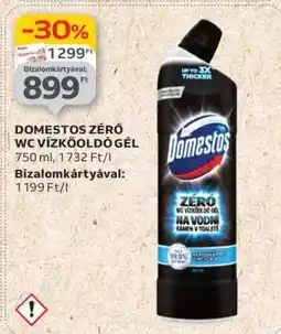 Auchan Domestos Zéró WC Vízkoóldó Gél ajánlat
