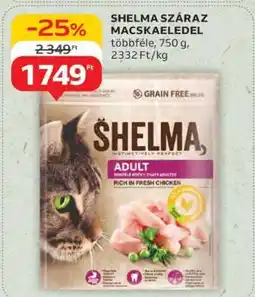 Auchan Shelma száraz macskaeledel ajánlat