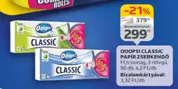 Auchan Ooops! Classic papír zsebkendő ajánlat