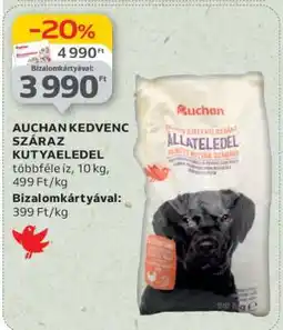 Auchan Auchan Kedvenc Száraz Kutyaeledel ajánlat
