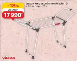 Auchan VILEDA KING BELTÉRI RUHASZÁRÍTÓ ajánlat