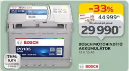 Auchan BOSCH MOTORINDÍTÓ AKKUMULÁTOR ajánlat