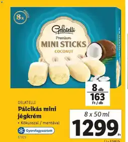 Lidl Gelatelli Pálcikás mini jégkrém ajánlat