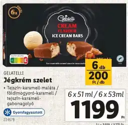 Lidl Gelatelli Jégkrém szelet ajánlat