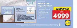 Lidl Livarno Home Hydrocool Steppelt Paplan ajánlat