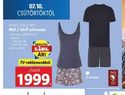 Lidl Női / férfi pizsama ajánlat