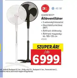 Lidl Silvercrest Állventilátor ajánlat