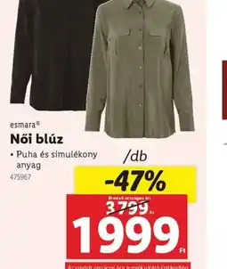 Lidl Esmara Női blúz ajánlat
