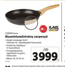 Lidl Livarno Home Alum - serpenyő: kb.niumöntvény serpenyő ajánlat