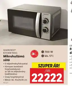 Lidl Silvercrest Kitchen Tools Mikrohullámú sütő ajánlat