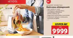 Lidl Elektromos zöldségreszelő ajánlat