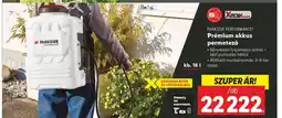 Lidl Parkside performance Prémium akkus permetező ajánlat