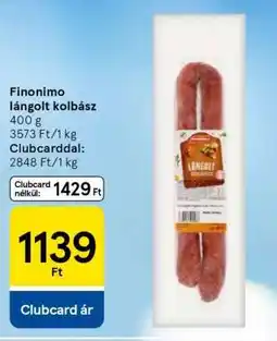 FINONIMO LÁNGOLT KOLBÁSZ