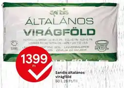 Sandis általános virágföld